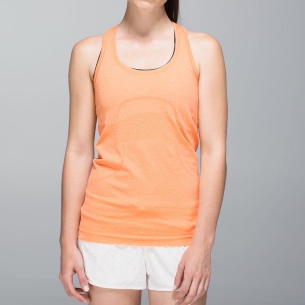Lululemon Run: Swiftly Tech Racerback Size 12 Orange